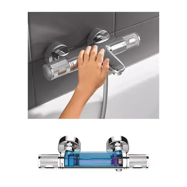 Baterie cada - dus termostatata Grohe Grohtherm 1000 Performance crom lucios [4]