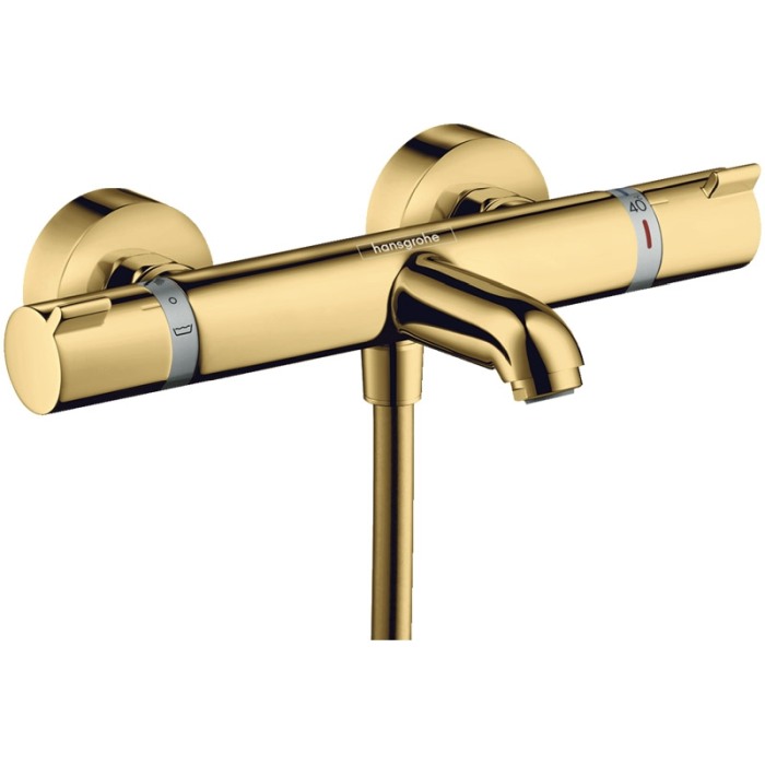 Baterie cada - dus termostatata, Hansgrohe, Ecostat Comfort, auriu lucios [1]