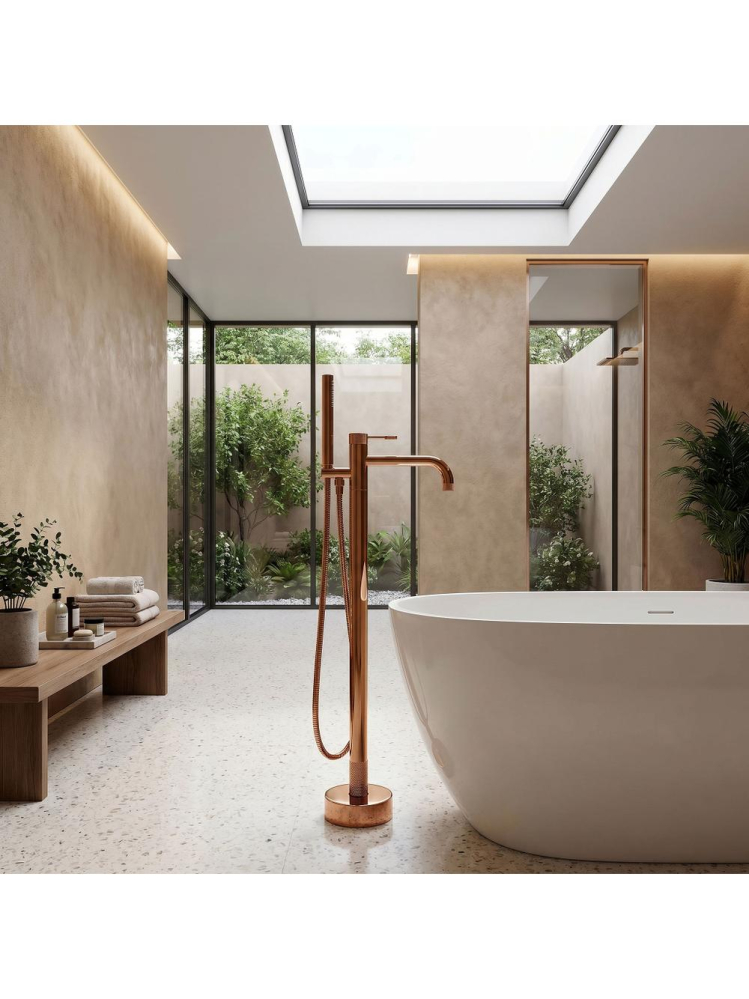 Baterie cada freestanding Rea Venti cupru [2]