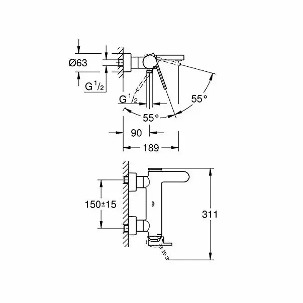 Baterie cada Grohe Plus [5]