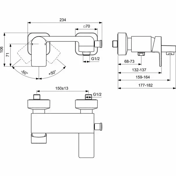 Baterie cada Ideal Standard Edge [2]