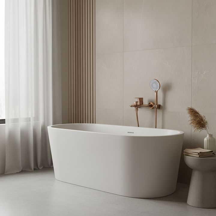 Baterie cadă REA DROP cupru periat [3]