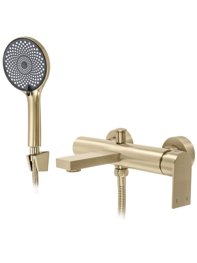 Baterie pentru cada REA Hunter auriu periat montaj perete 175 mm PVD [8]