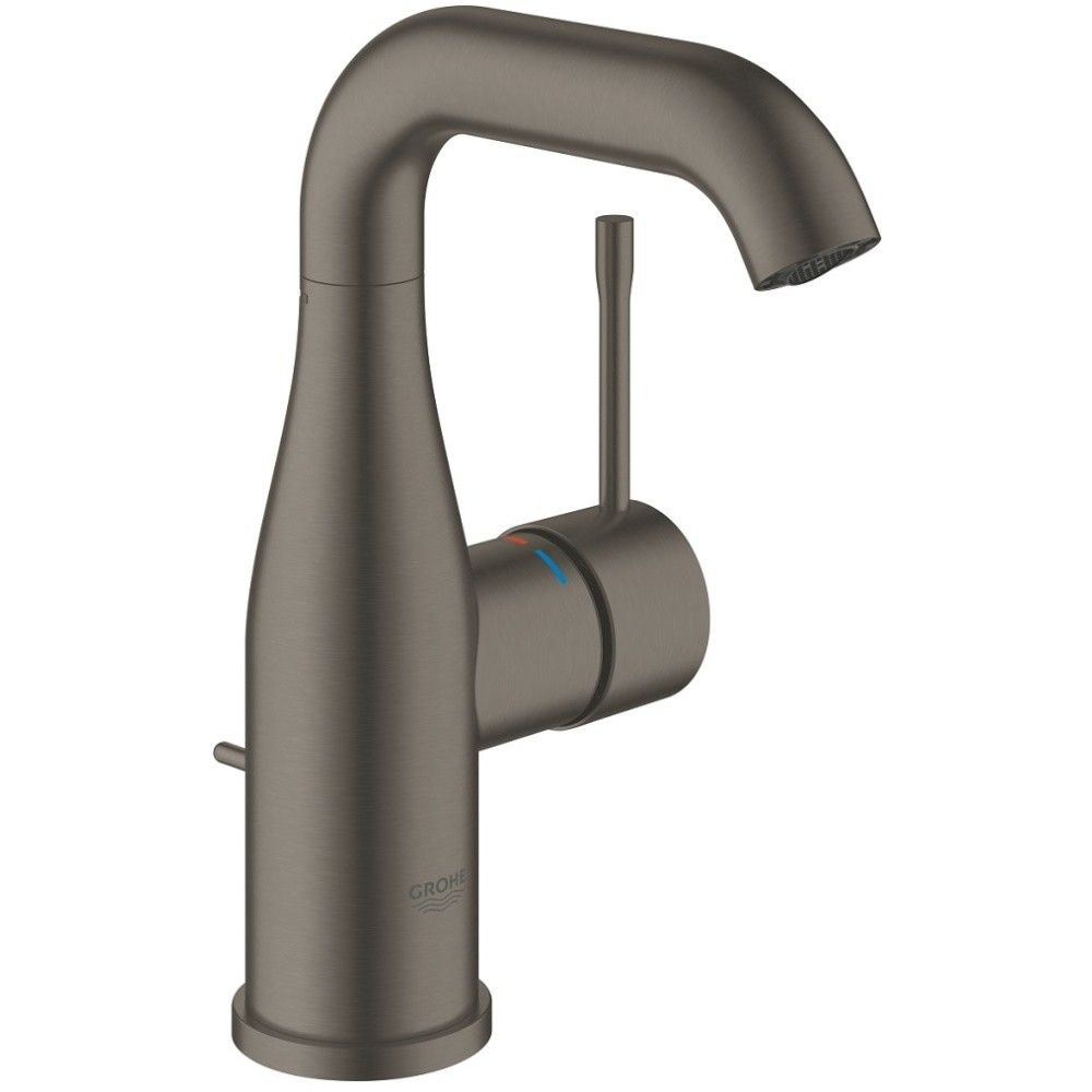 Baterie chiuveta baie antracit mat Grohe Essence, M cu ventil pop-up [1]