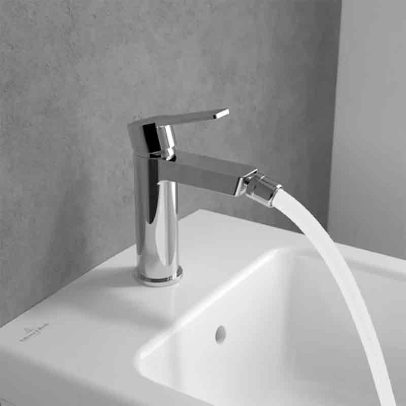 Baterie de bideu Villeroy&Boch, Architectura, crom [8]