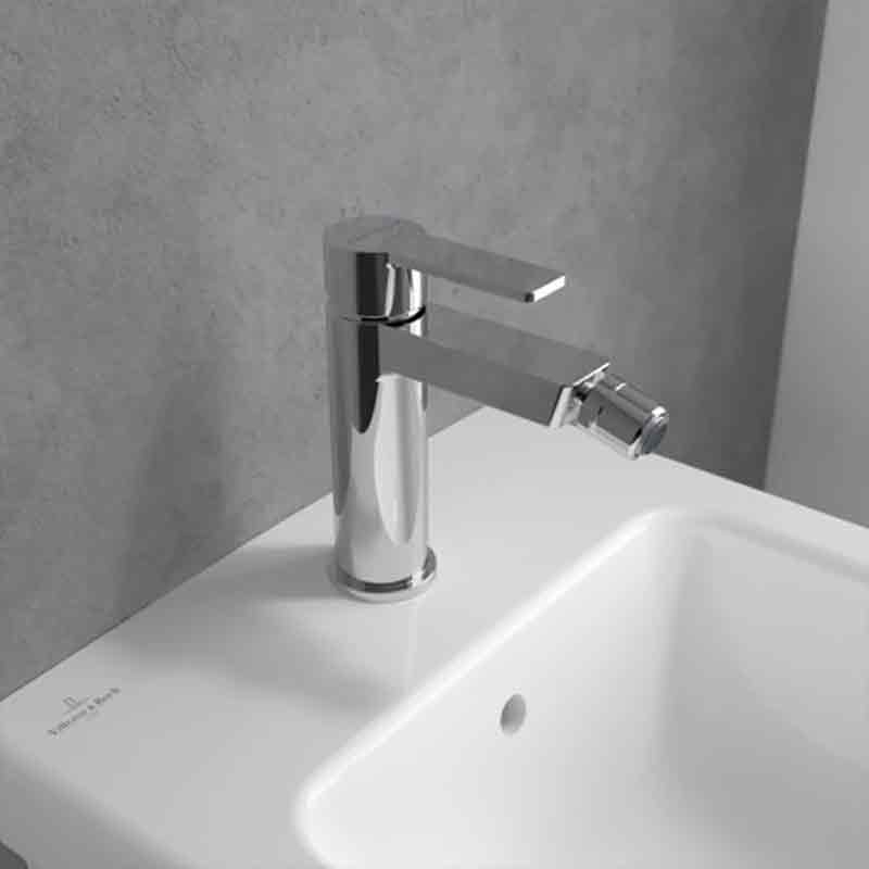 Baterie de bideu Villeroy&Boch, Architectura, crom [5]