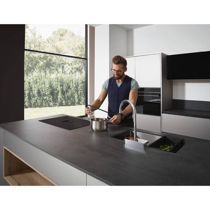 Baterie de bucatarie, Hansgrohe, Aquno Select M81 170, 3 jeturi, sBox, crom [4]