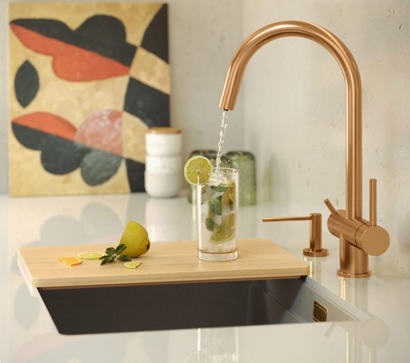 Baterie de bucătărie REA Caren cupru [2]