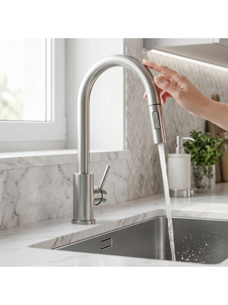 Baterie de bucătărie Rea Fresh Touch crom periat [5]