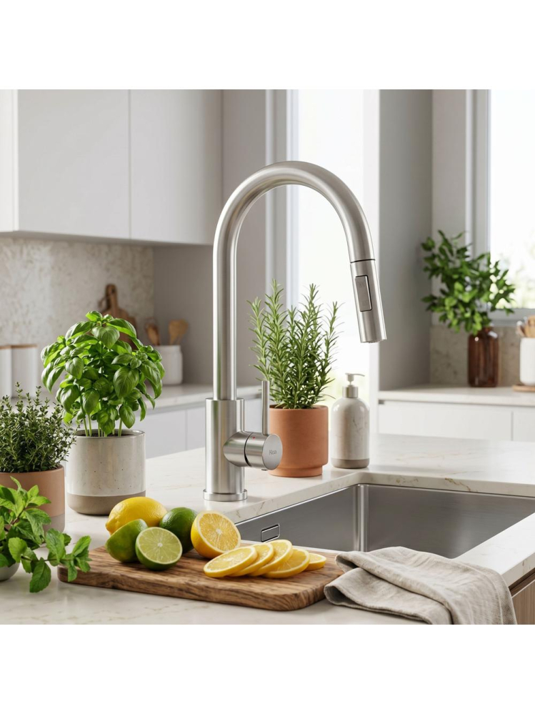 Baterie de bucătărie Rea Fresh Touch crom periat [3]