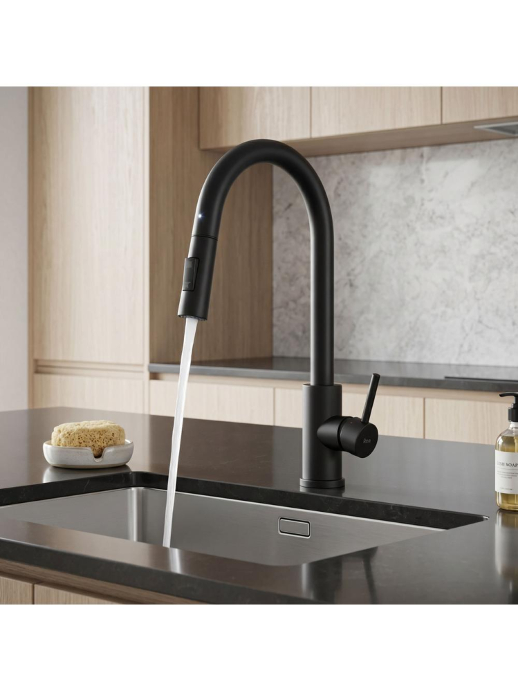 Baterie de bucătărie Rea Fresh Touch negru [4]