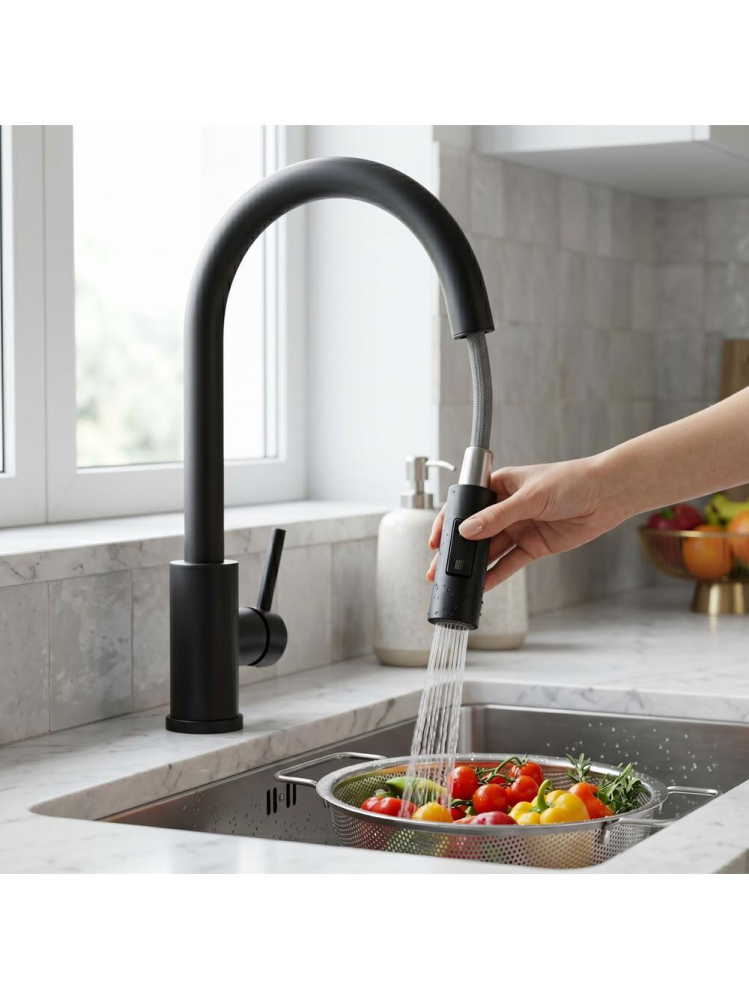 Baterie de bucătărie Rea Fresh Touch negru [3]