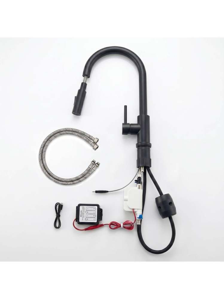 Baterie de bucătărie Rea Fresh Touch negru [11]