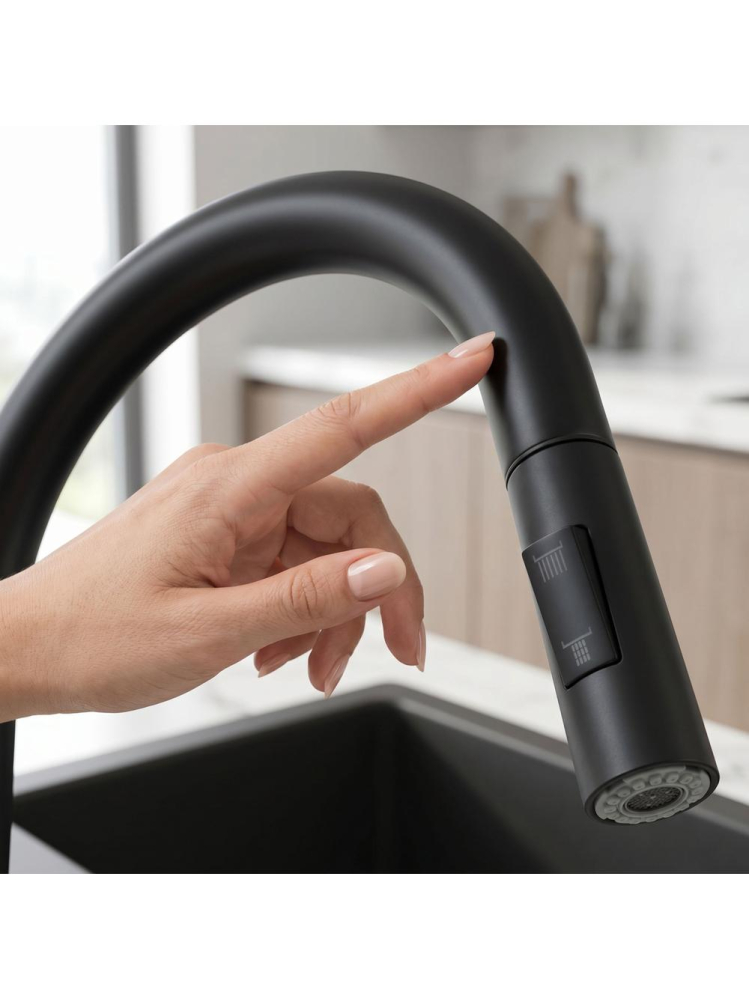 Baterie de bucătărie Rea Fresh Touch negru [6]