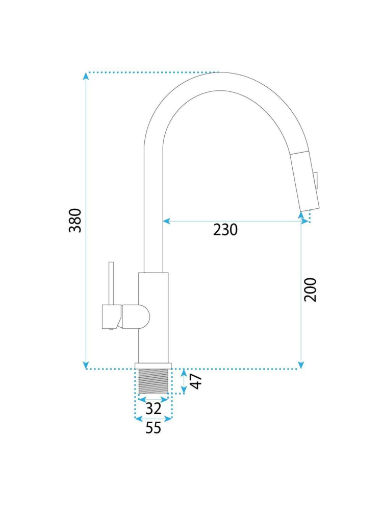 Baterie de bucătărie REA Ontario titan [12]