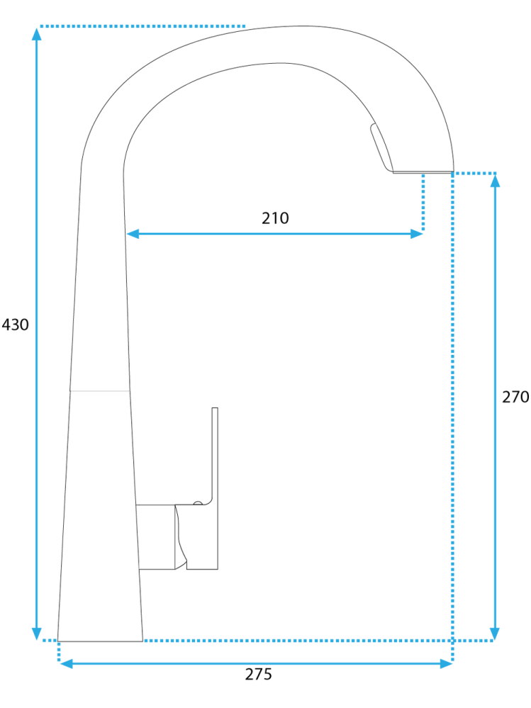 Baterie de bucătărie Rea Ross cupru periat [7]