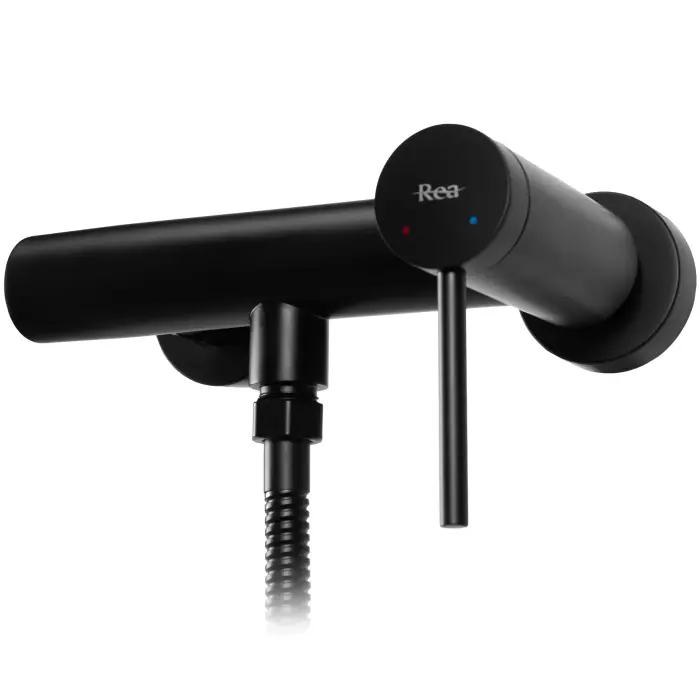 Baterie de dus Clif Negru mat, Rea [4]