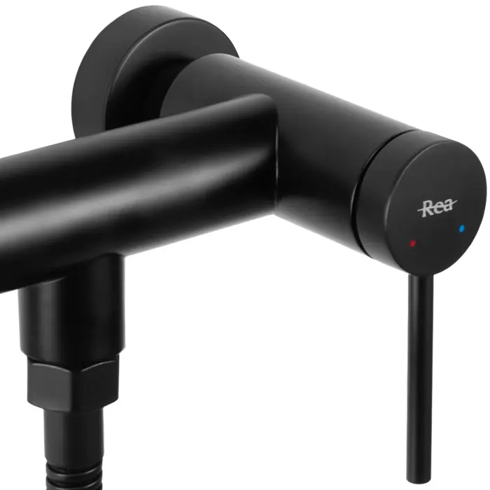 Baterie de dus Clif Negru mat, Rea [5]