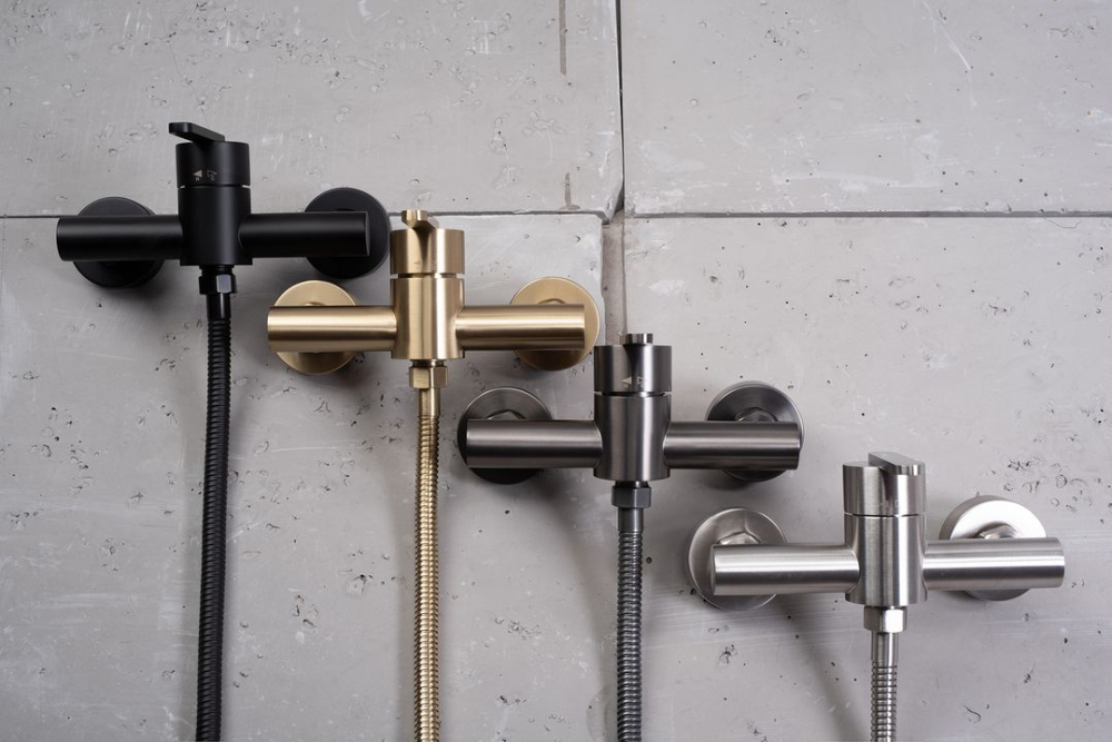 Baterie de duș REA Ontario auriu periat [7]