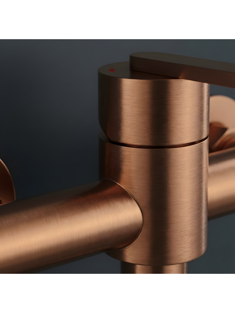 Baterie de duș REA Ontario cupru periat [5]