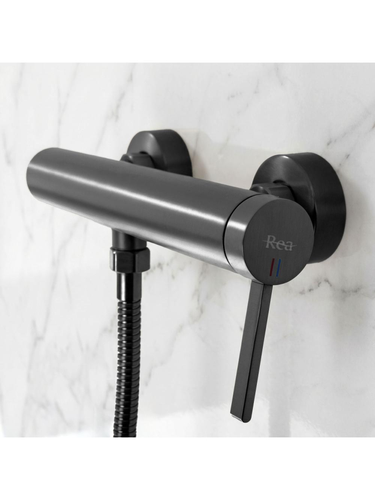 Baterie de dus REA Rivo Titan montaj perete PVD 100mm [3]
