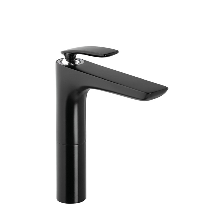 Baterie de lavoar, Kludi, Balance, inalta, negru mat [1]