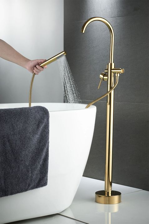 Baterie de podea Rea Lungo auriu [6]