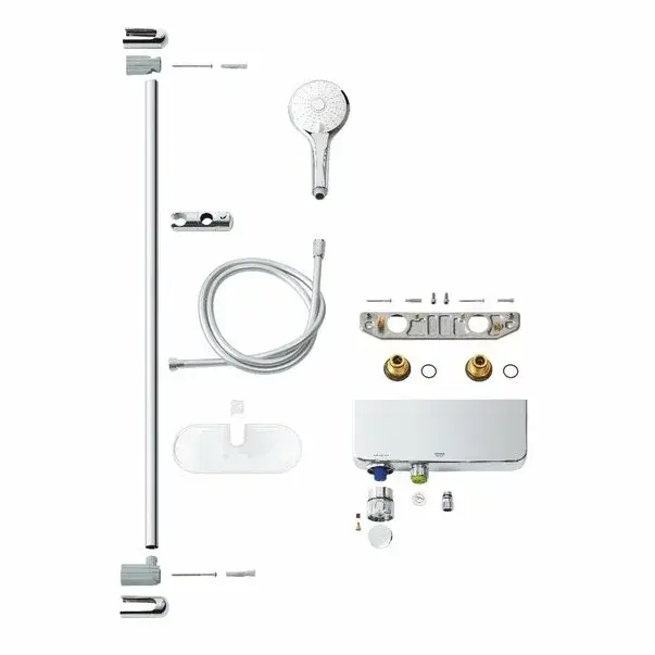 Baterie dus Grohe Grohtherm SmartControl termostatica cu set dus Euphoria [7]