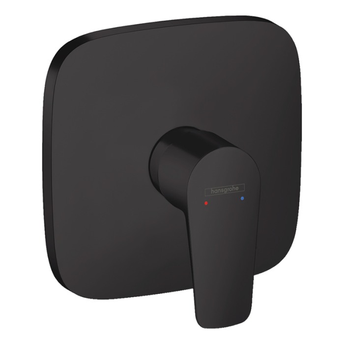 Baterie dus, Hansgrohe, Talis E, parte vizibila, negru mat [1]