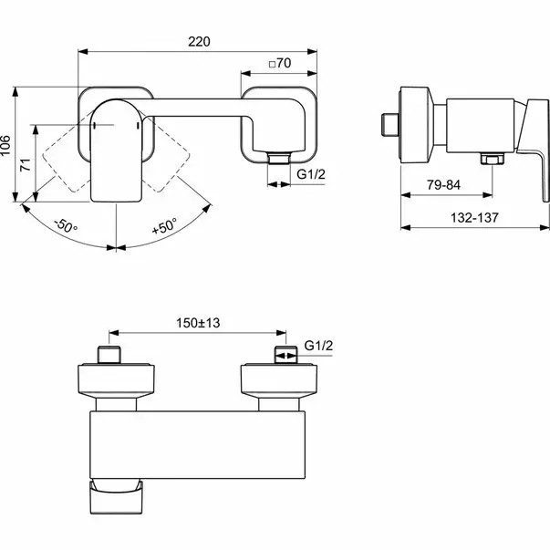 Baterie dus Ideal Standard Edge [2]