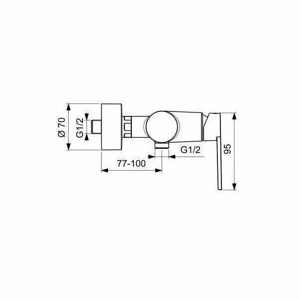 Baterie dus Ideal Standard Gio [3]