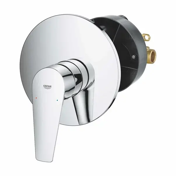 Baterie dus incastrata Grohe BauEdge New crom [3]