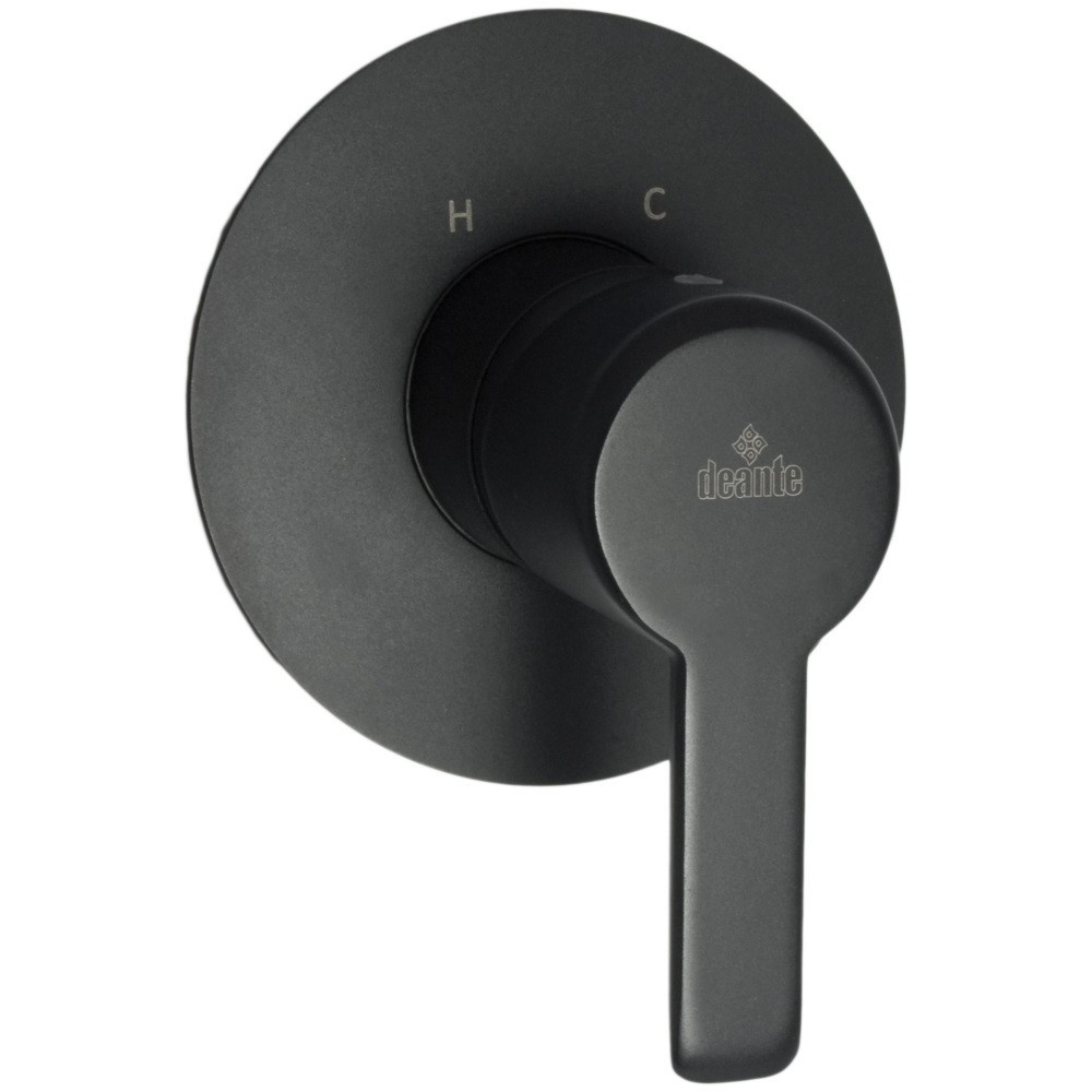 Baterie dus monocomanda incastrata Deante Arnika negru mat [1]