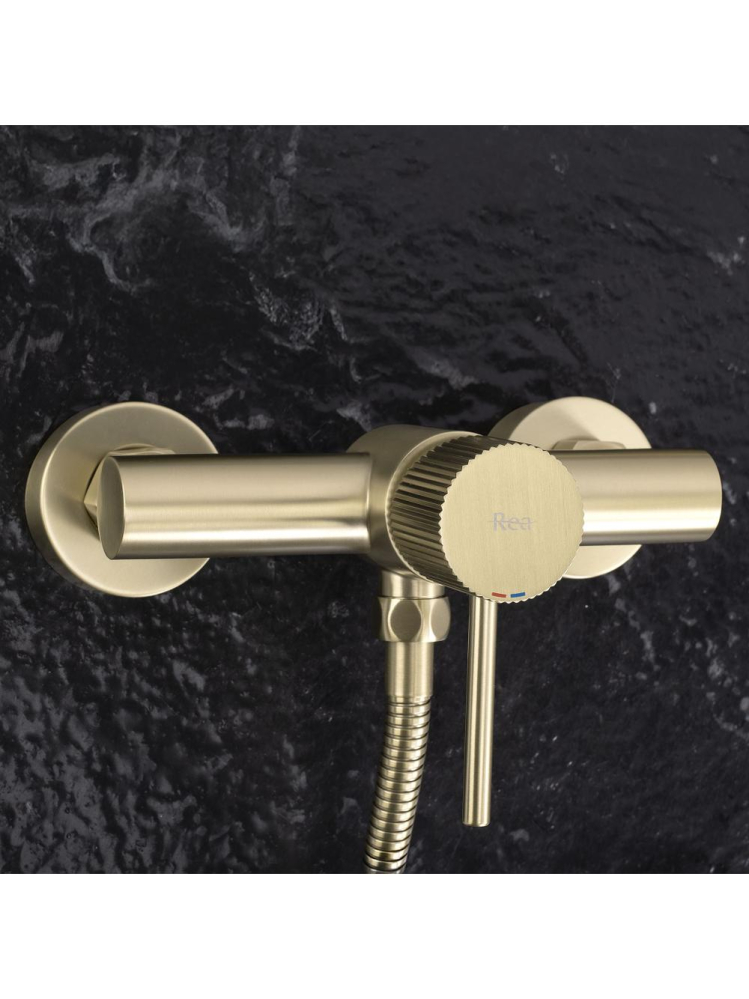 Baterie dus REA Lungo Stripe auriu periat  [2]