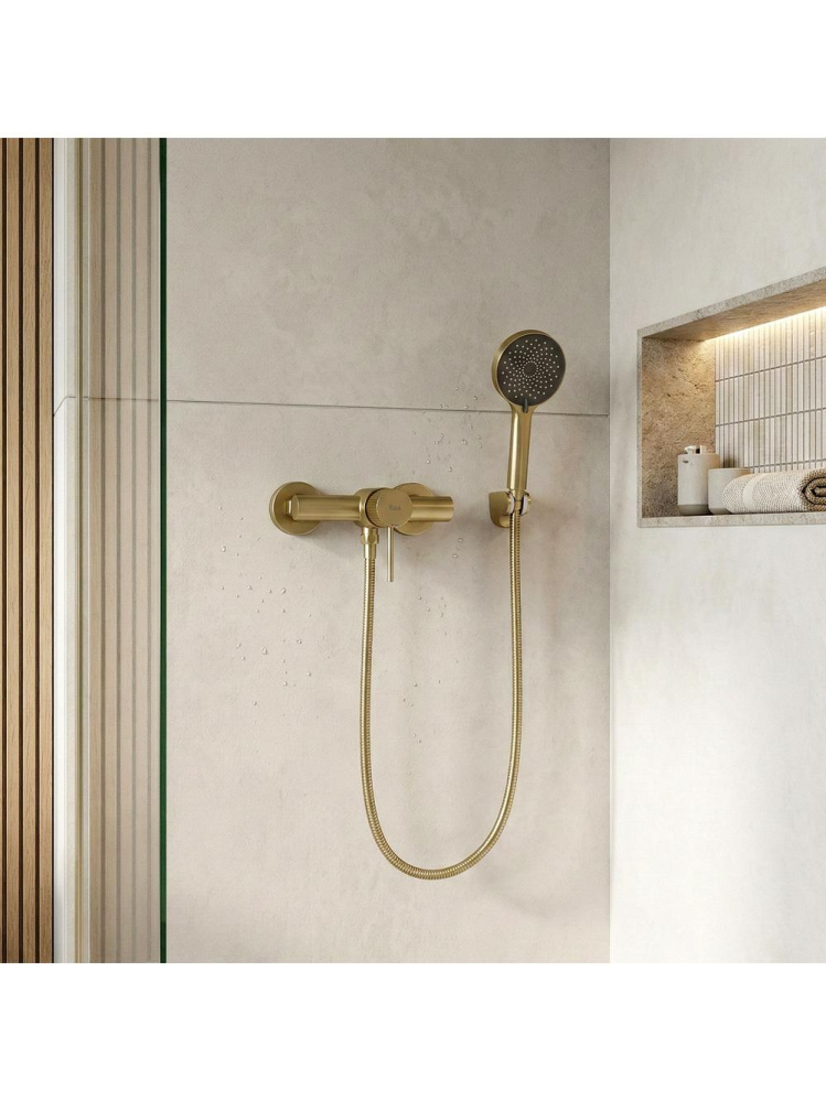 Baterie dus REA Lungo Stripe auriu periat  [3]