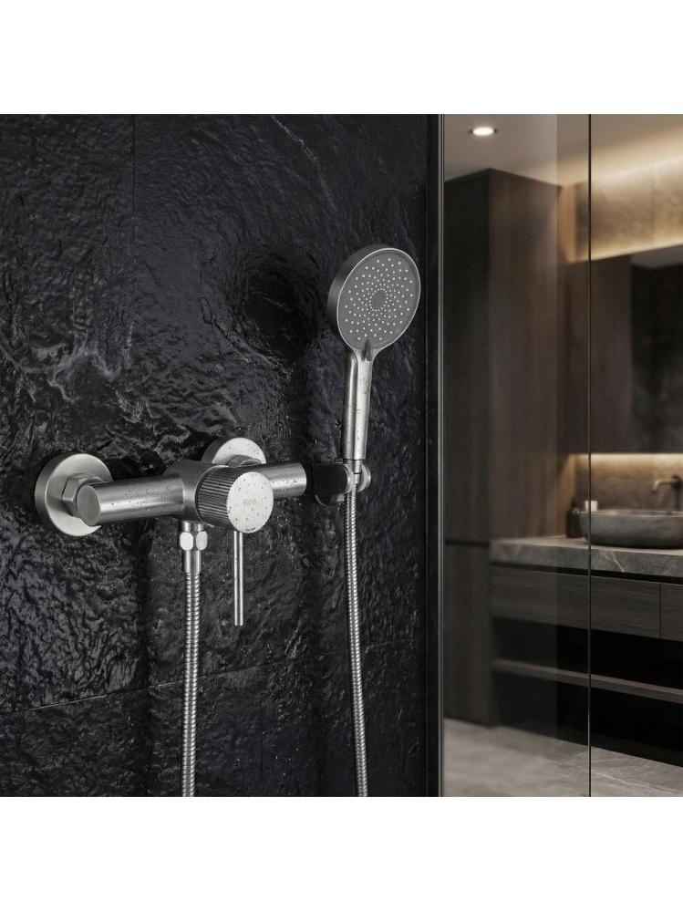 Baterie dus REA Lungo Stripe crom periat [4]