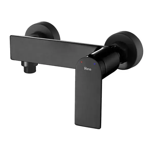 Baterie dus Rea Storm negru mat cu set de dus [2]