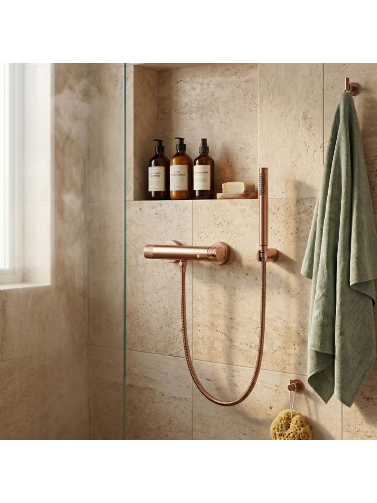 Baterie pentru cada REA Venti Cupru Periat montaj perete 150 mm PVD [2]