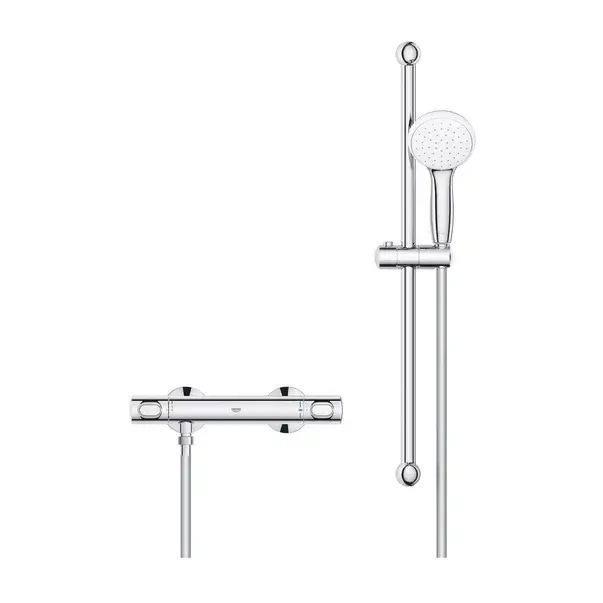 Baterie dus termostatata Grohe Grohtherm 500 crom lucios cu set de dus [3]