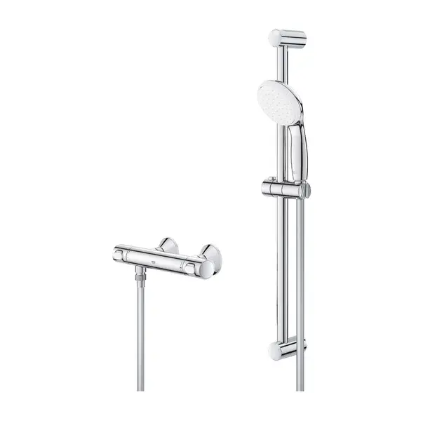 Baterie dus termostatata Grohe Grohtherm 500 crom lucios cu set de dus [4]