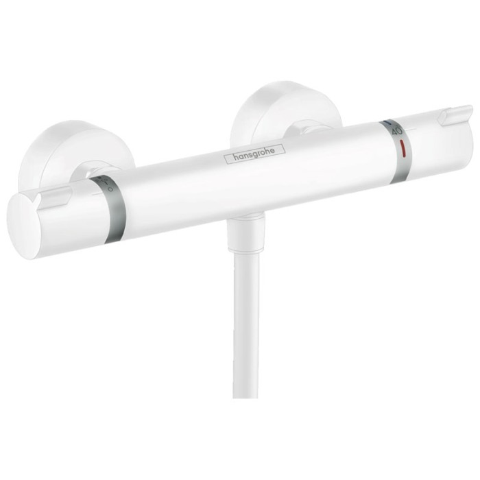 Baterie dus termostatata, Hansgrohe, Ecostat Comfort, alb mat [1]