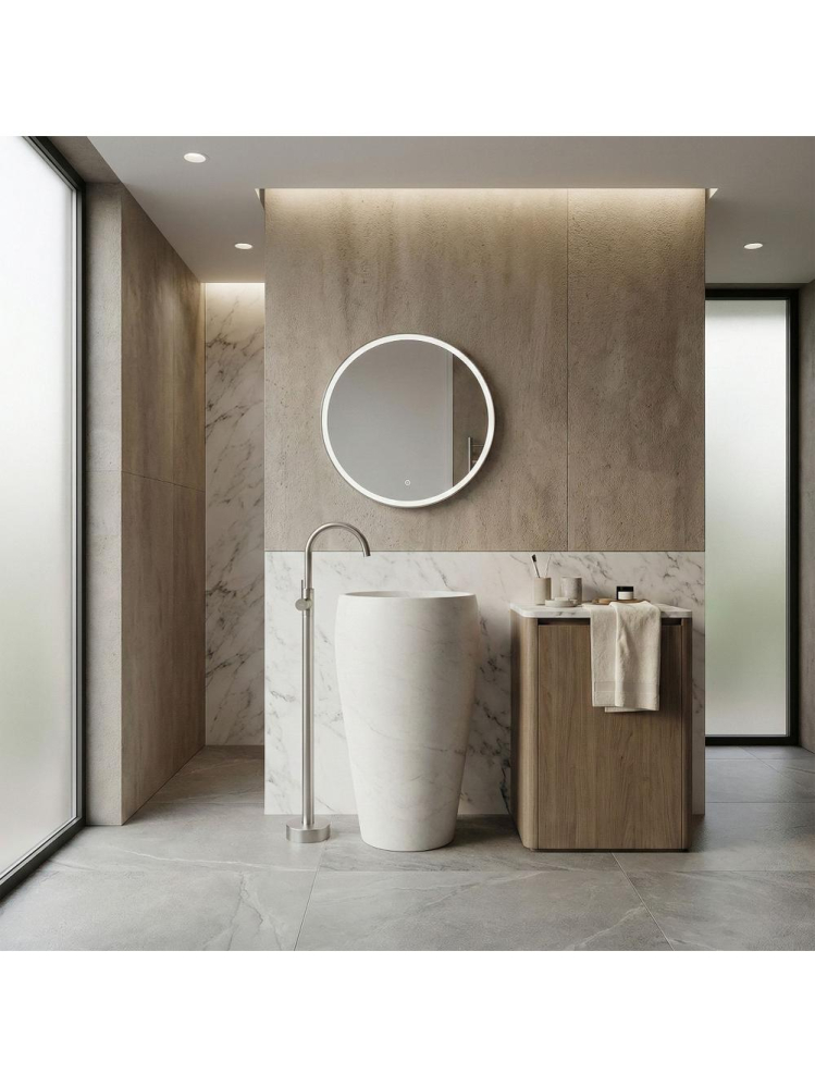 Baterie freestanding lavoar Rea Lungo crom periat [2]