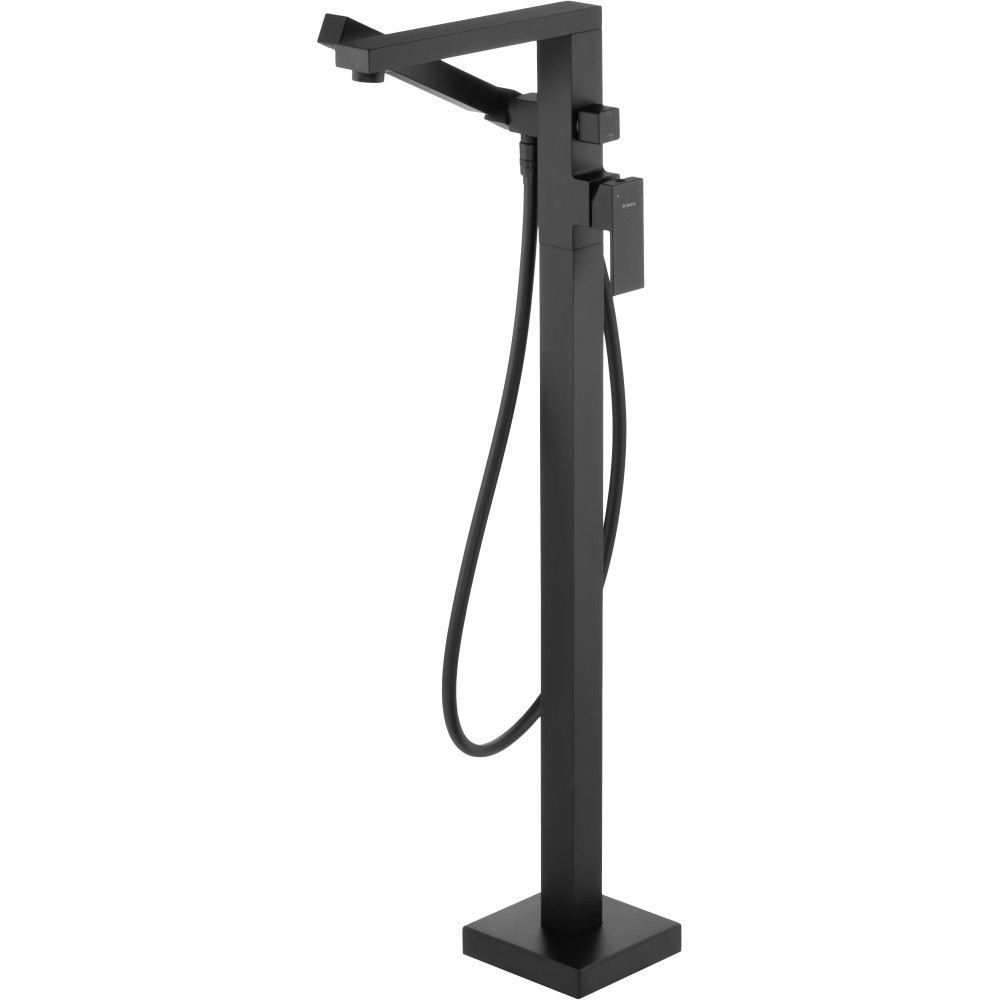 Baterie freestanding monocomanda cada cu set de dus Deante Anemon negru [1]