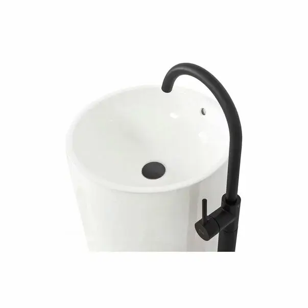 Baterie freestanding pentru lavoar Rea Ortis negru mat [5]