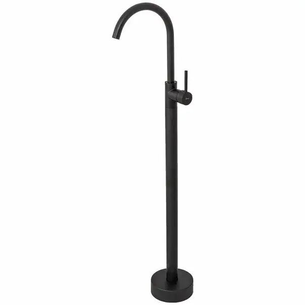 Baterie freestanding pentru lavoar Rea Ortis negru mat [1]