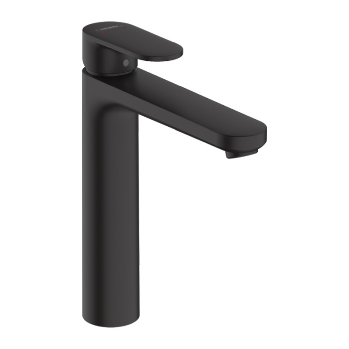 Baterie inalta de lavoar, Hansgrohe, Vernis Blend 190, cu ventil, negru mat [1]