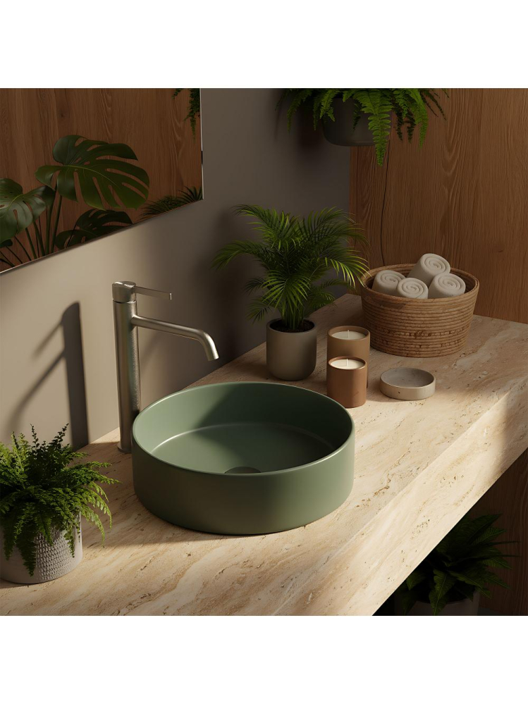 Baterie inalta de lavoar Rea Foster crom periat [3]