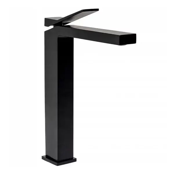 Baterie inalta lavoar negru mat Rea Duet Black [1]