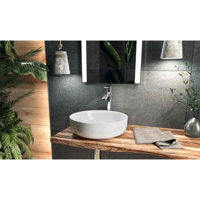 Baterie înaltă pentru lavoar LaVita, Coral, fără ventil, crom [2]