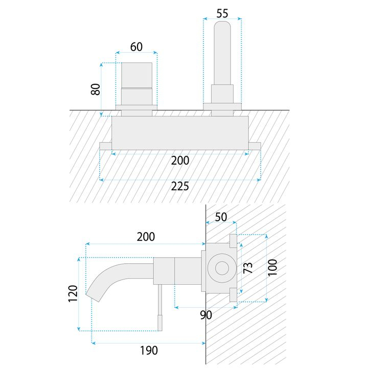 Baterie incastrata Rea Lungo Diamond crom + BOX [9]
